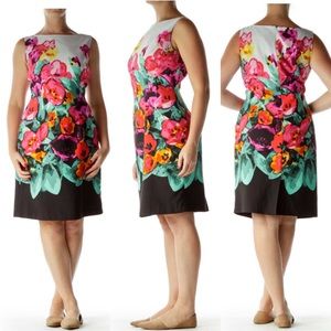 Adrianna Papell floral spring print dress